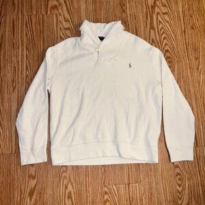 Polo by Ralph Lauren White Sweater Size XL